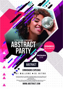 flyer festa party dj nasce design