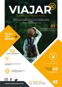 viajar flyer nasce design